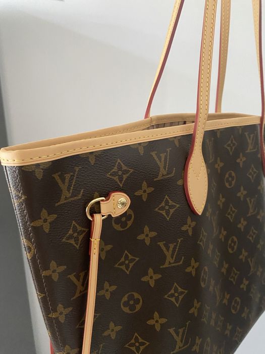 Louis Vuitton MM neverfull skóra naturalna