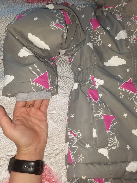 Зимовий костюм для дівчинки, куртка і штани, комбінезон