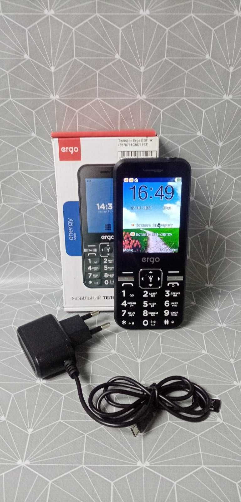 Мобільний телефон ERGO E281 Dual Sim Black