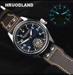Чоловічий годинник Hruodland Turbine Pilot Aviator. Мужские часы пилот