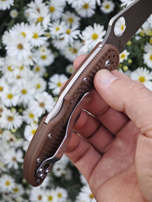 Spyderco Delica 4 D2, средних размеров, на каждый день, легенда edc