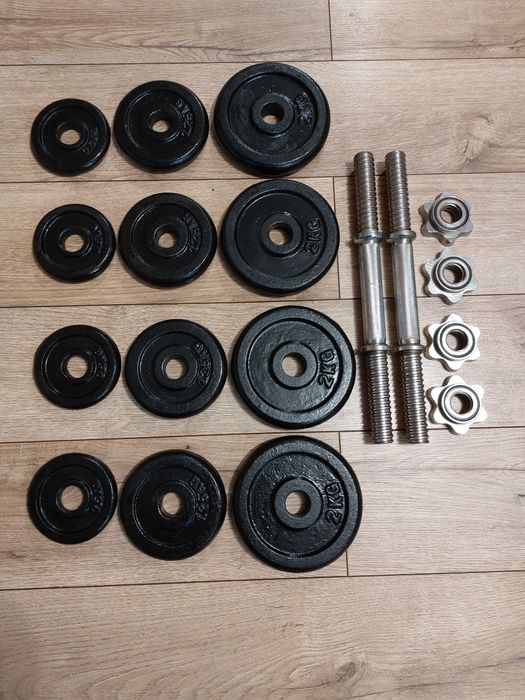 Hantle 2x10kg żeliwne