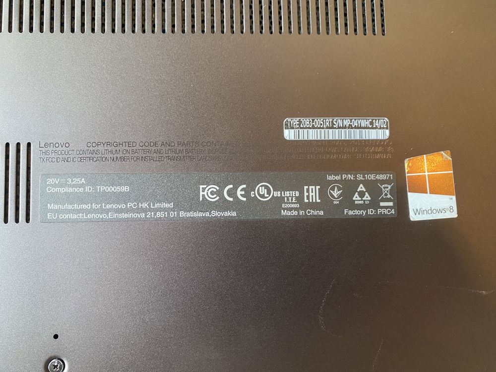 Laptop Lenovo S540