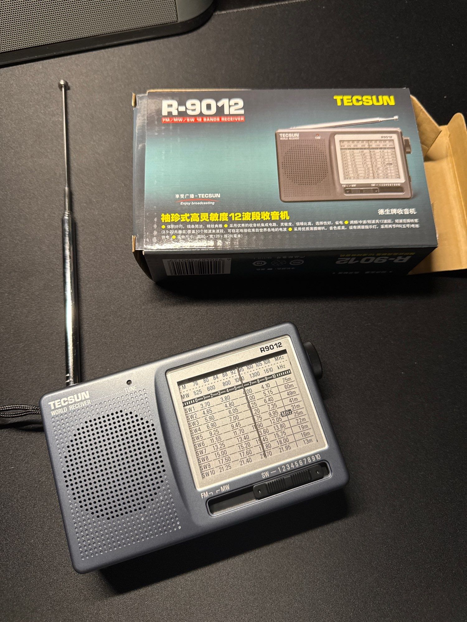 Радіоприймач Tecsun R-9012