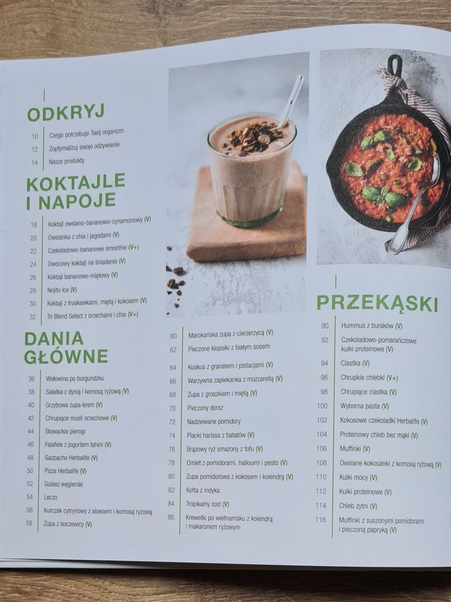 Książka Kucharska Herbalife Tom 1