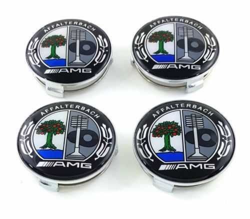 Conjunto 4 centros de jantes Mercedes AMg