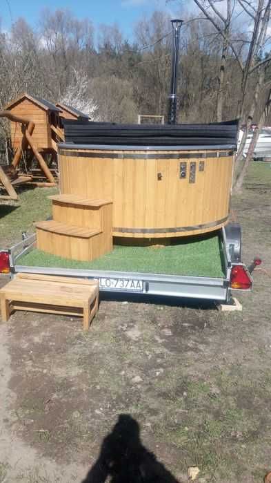Mobilna Balia-Jacuzzi-mobilne spa. Wynajem pod dom.