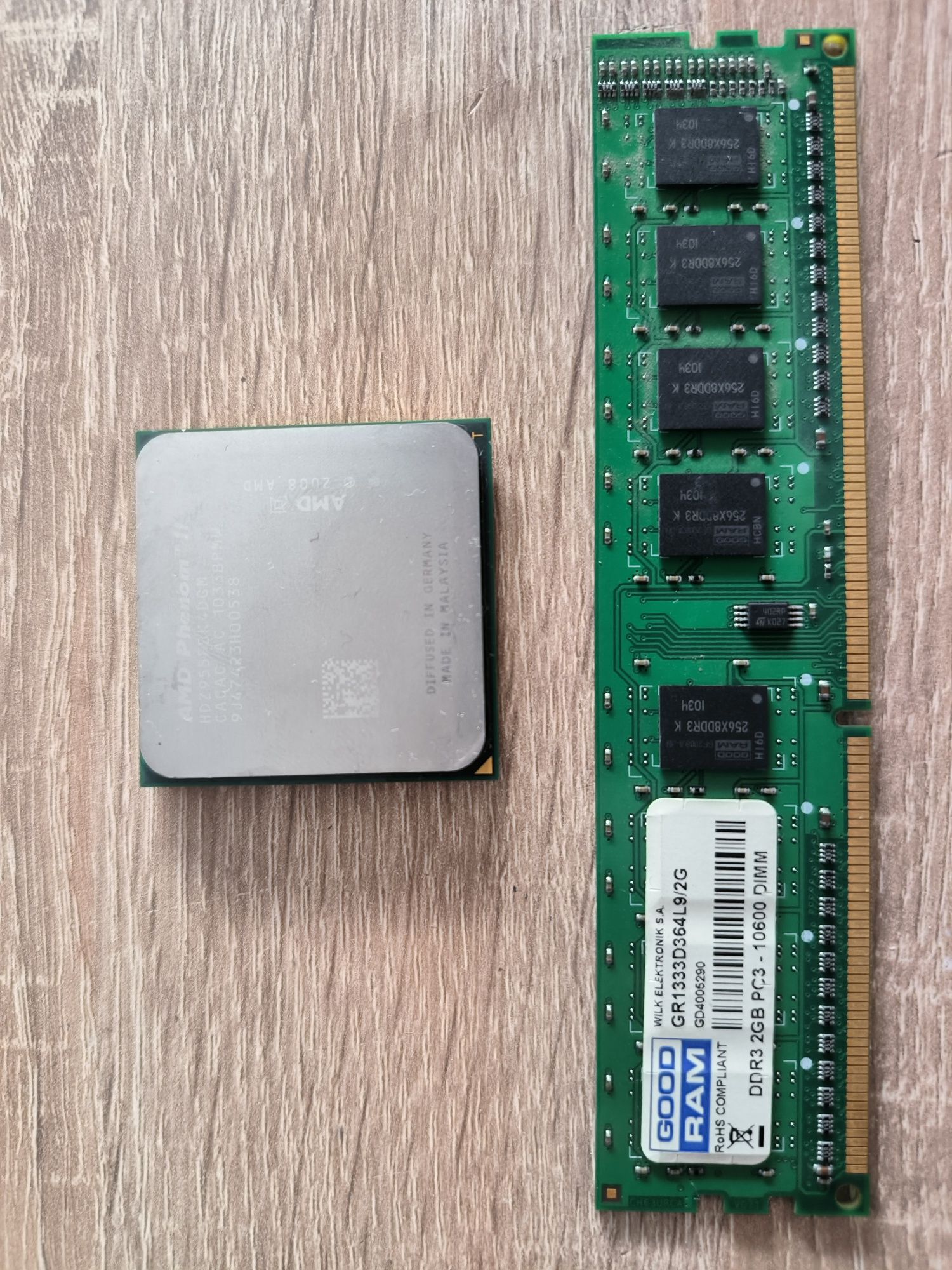 Procesor AMD phenom II RAM