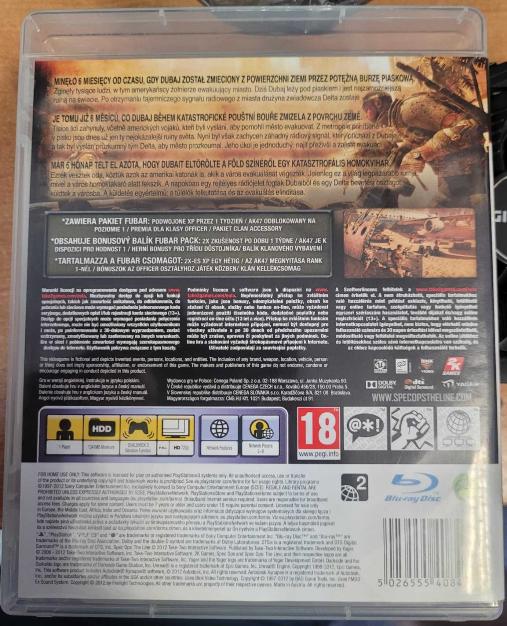 Spec Ops: The Line PS3 ENG