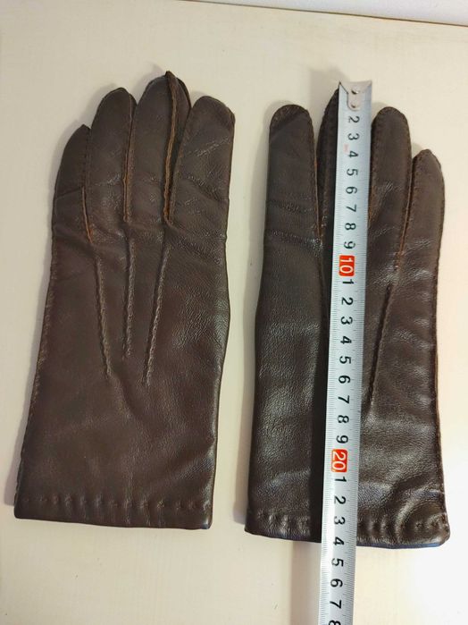 Rękawiczki skórzane męskie lub unisex rozm. 21