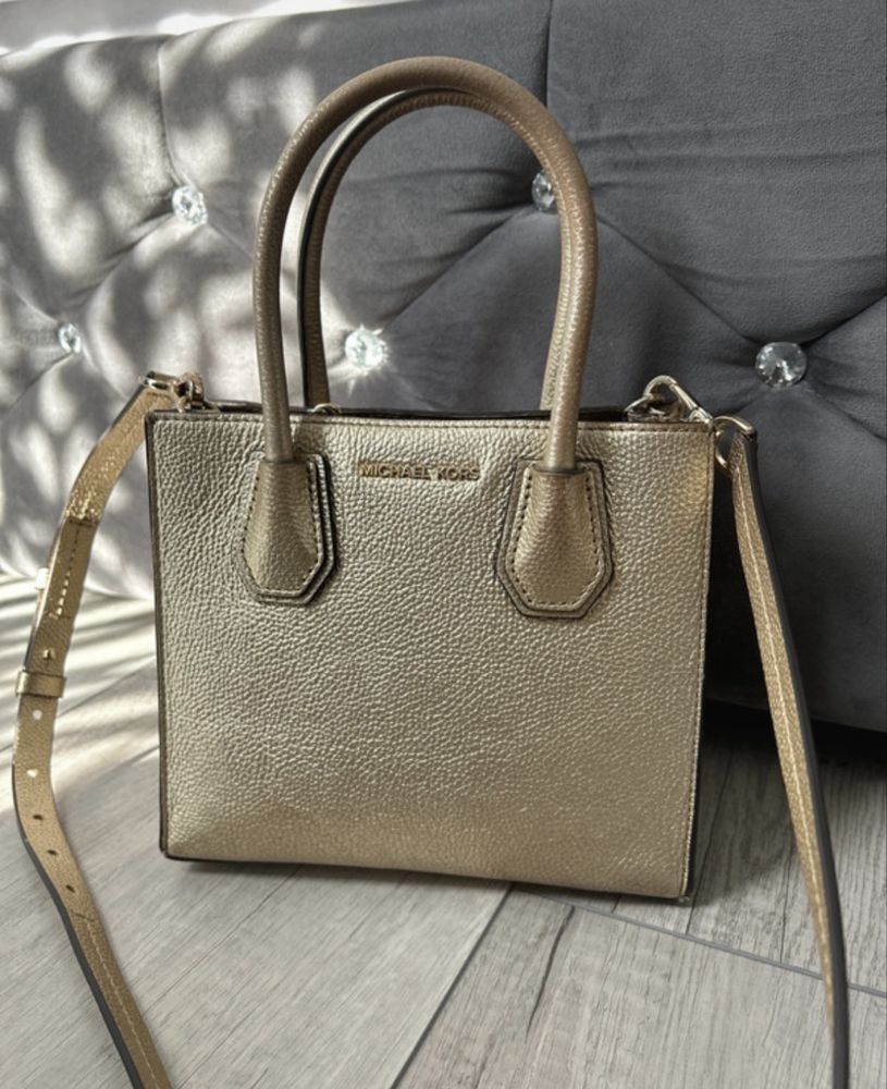 Michael kors złota torebka