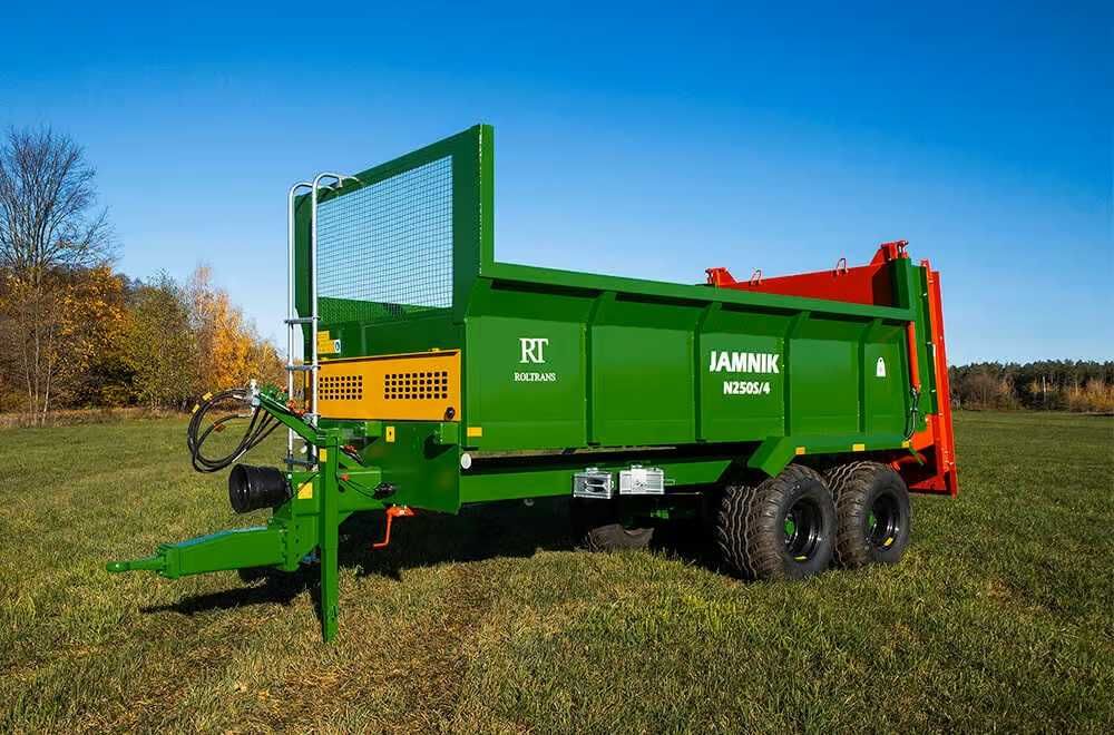 Rozrzutnik obornika ROLTRANS N250S/4 JAMNIK 8 ton Od ręki!