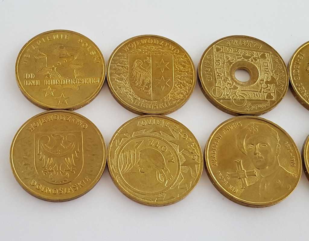 10 sztuk kolekcjonerskich polskich monet okolicznościowych