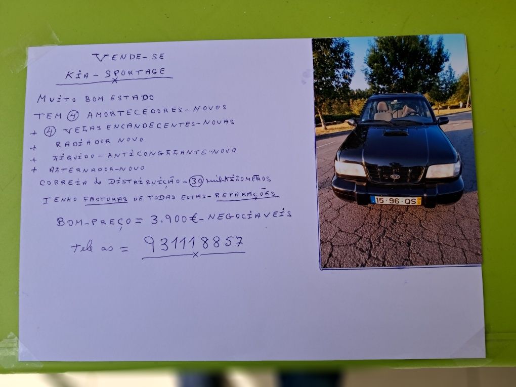 Carro kia negociável