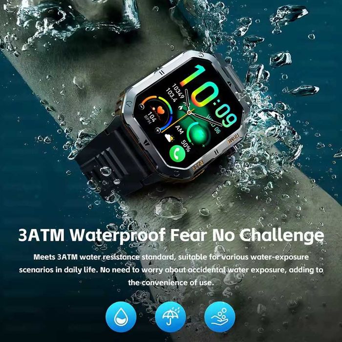 Смарт часы: LIGE MT62 PRO. NFC.1000mAh. LED-фонарик.