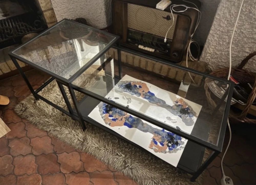 IKEA  Mesa Vidro