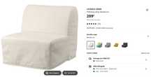 LYCKSELE LÖVÅS poltrona cama Ikea