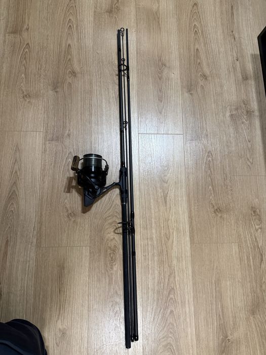 Zestaw Karpiowy Wędka Daiwa Black Widow Carp XT 3,6m 3lb+ Okuma 8K