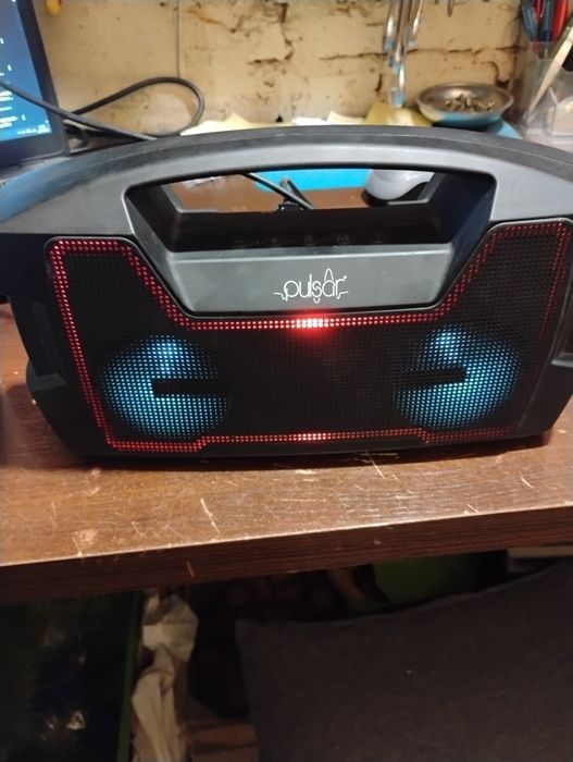 Głosnik Bluetooth PULSAR EE5141LED micro USB bateria radio oświetlenie
