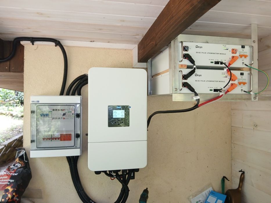 HIT SEZONU Magazyn 5KWH DEYE Instalacja Fotowoltaiczna  5KWP