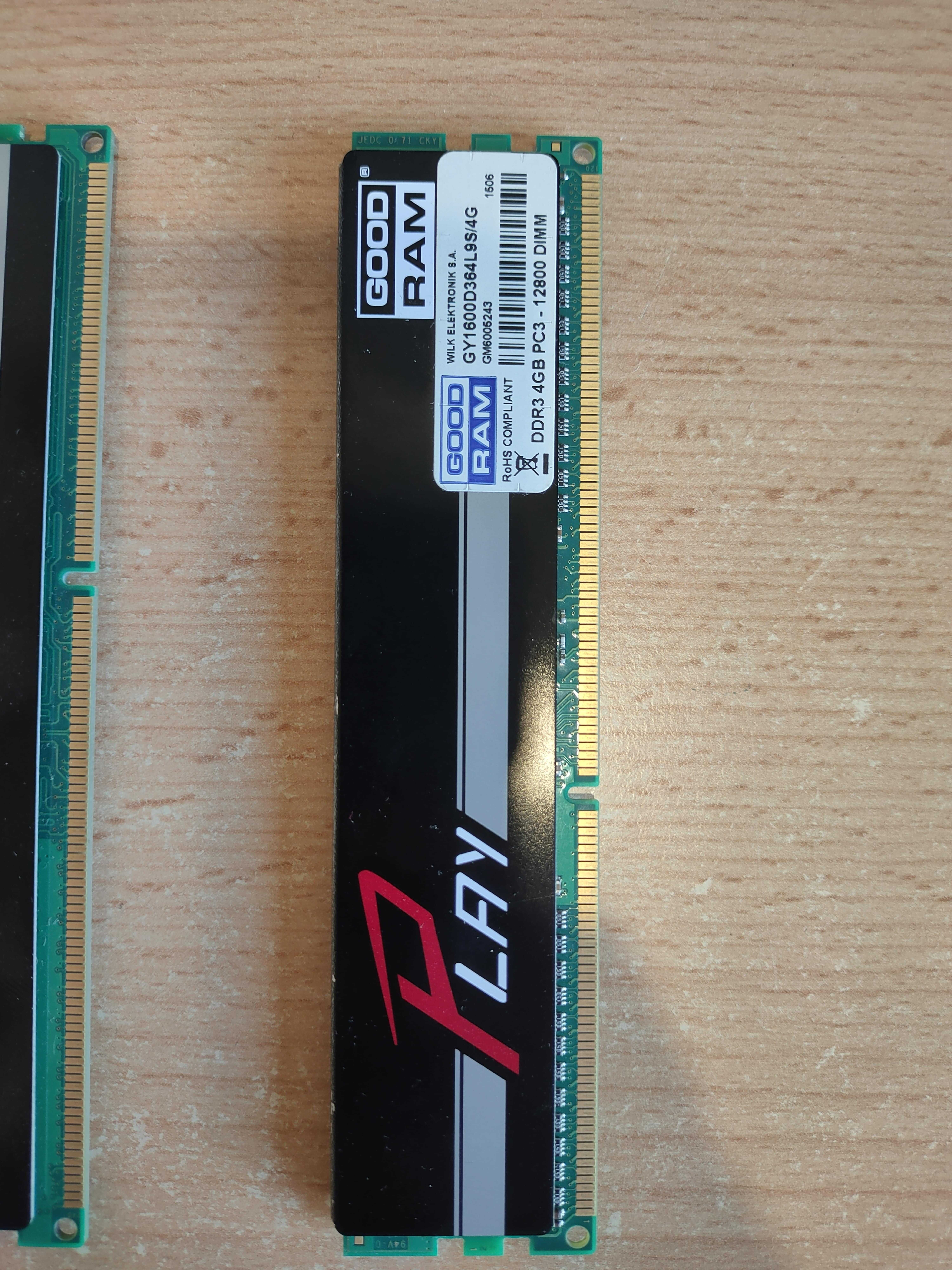 Goodram DDR3 8GB (2x4gb) sprawne, używane.