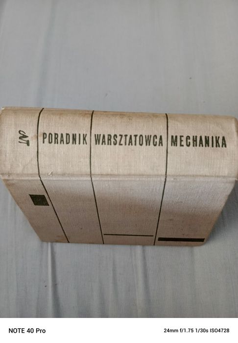 Poradnik warsztatowca mechanika 1963 r 63 r
