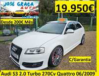 Audi S3 2.0i Turbo Quattro 4x4 DSG 265Cv 06/2009