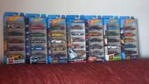 Pack'S de 5 miniaturas hot wheels