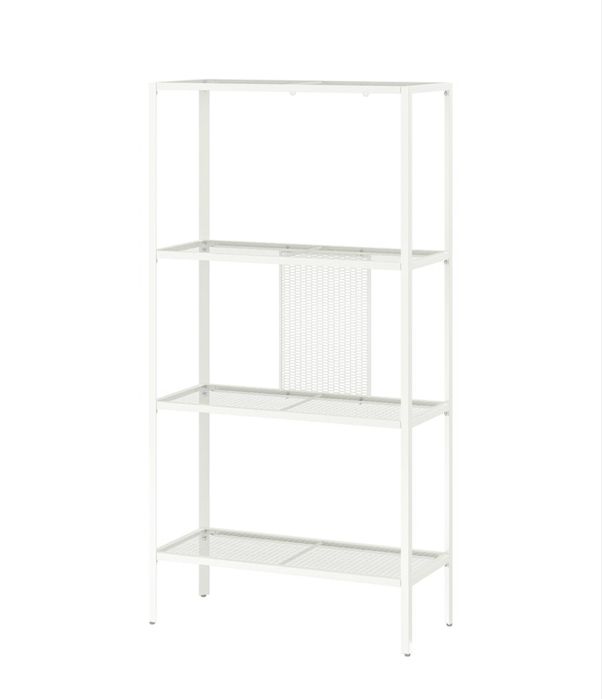 Estante Baggebo em metal branco
