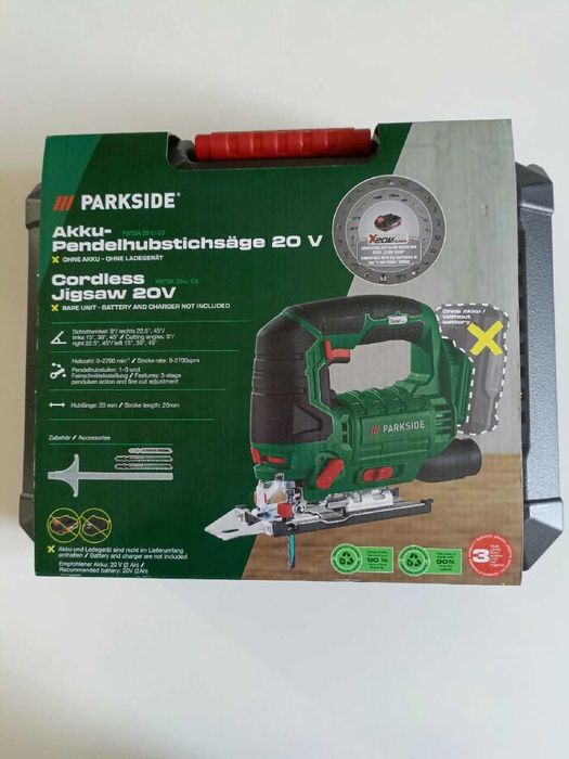 NOWA wyrzynarka akumulatorowa 20V, Parkside PSTDA 20-Li C3