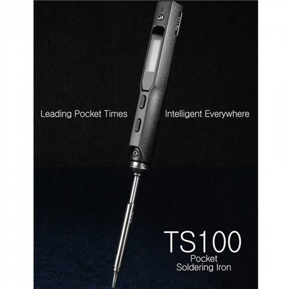 Паяльник OEM програмований портативний TS100, 65 Вт