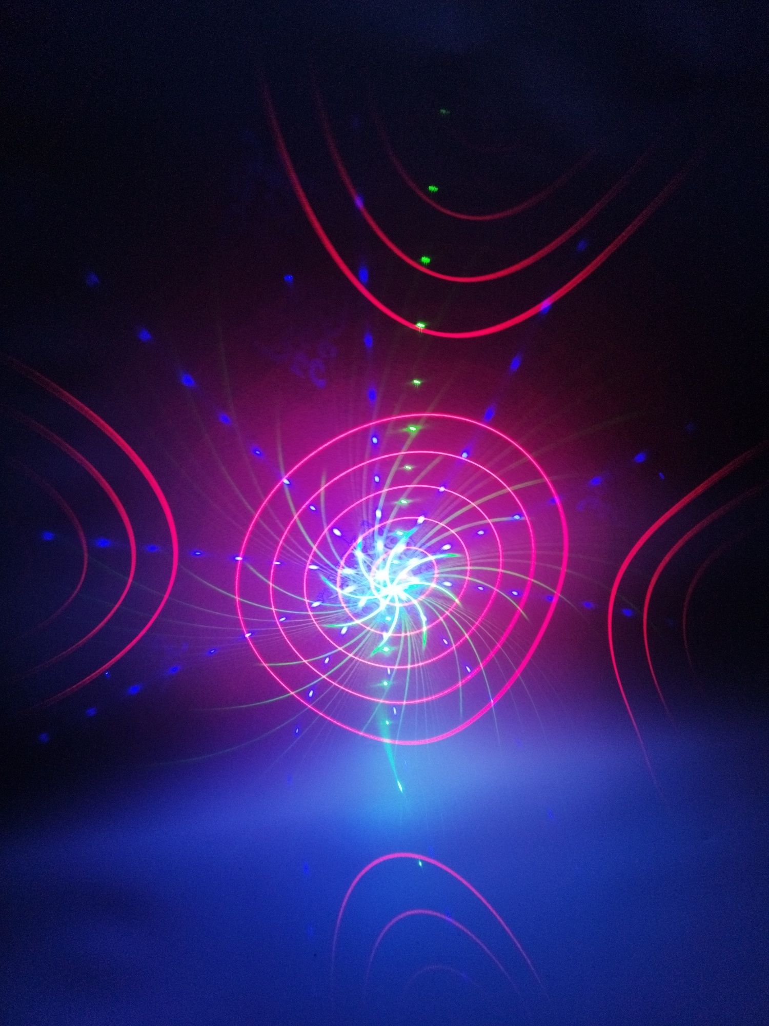 Oświetlenie sceniczne dyskotekowe RGB DMX 3 oczy
