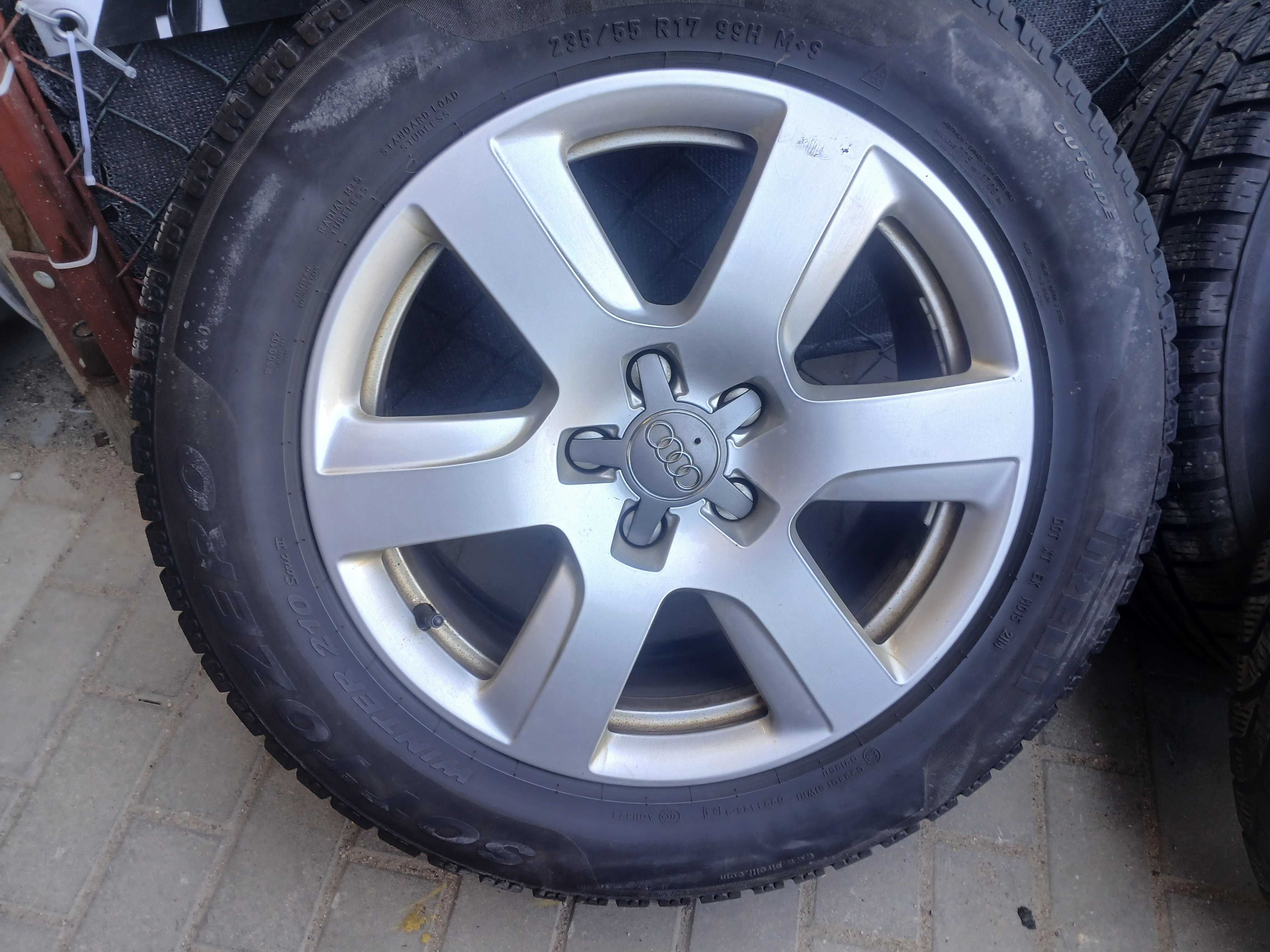 4x koła zimowe 235/55 R17 R17 5x112 Audi A5 S5 A7 Q3 Q5