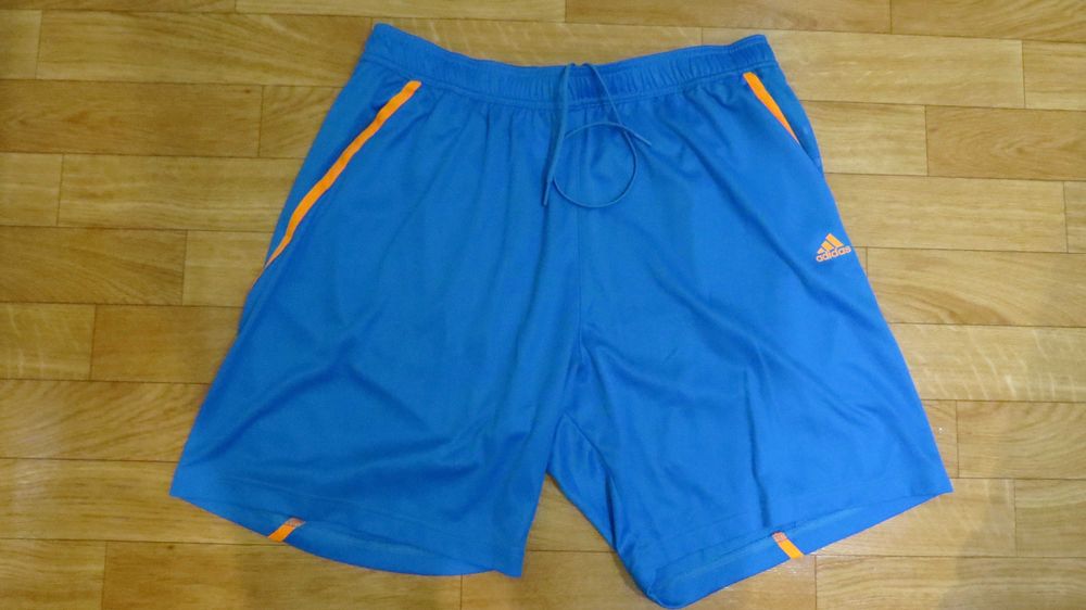 Calções Adidas Azuis com bolsos (XL) - Originais