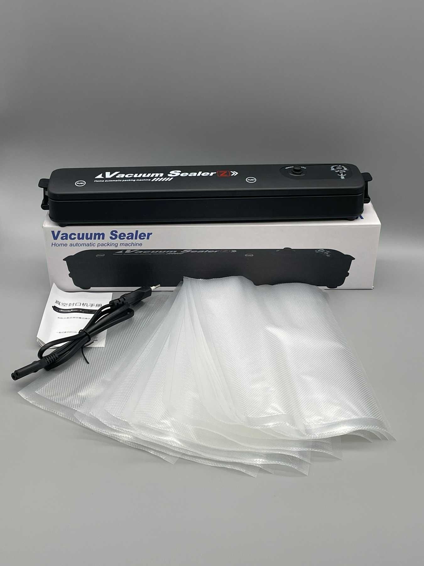 Вакуумний пакувальник з пакетами Vacuum Sealer 90W, Вакууматор