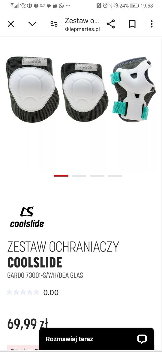 Zestaw ochraniaczy coolslide