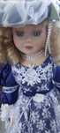 Boneca de porcelana de coleção