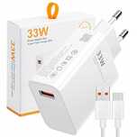 Szybka Ładowarka do XIAOMI REDMI NOTE 33W 3A + Kabel 1m USB TYP-C 6A