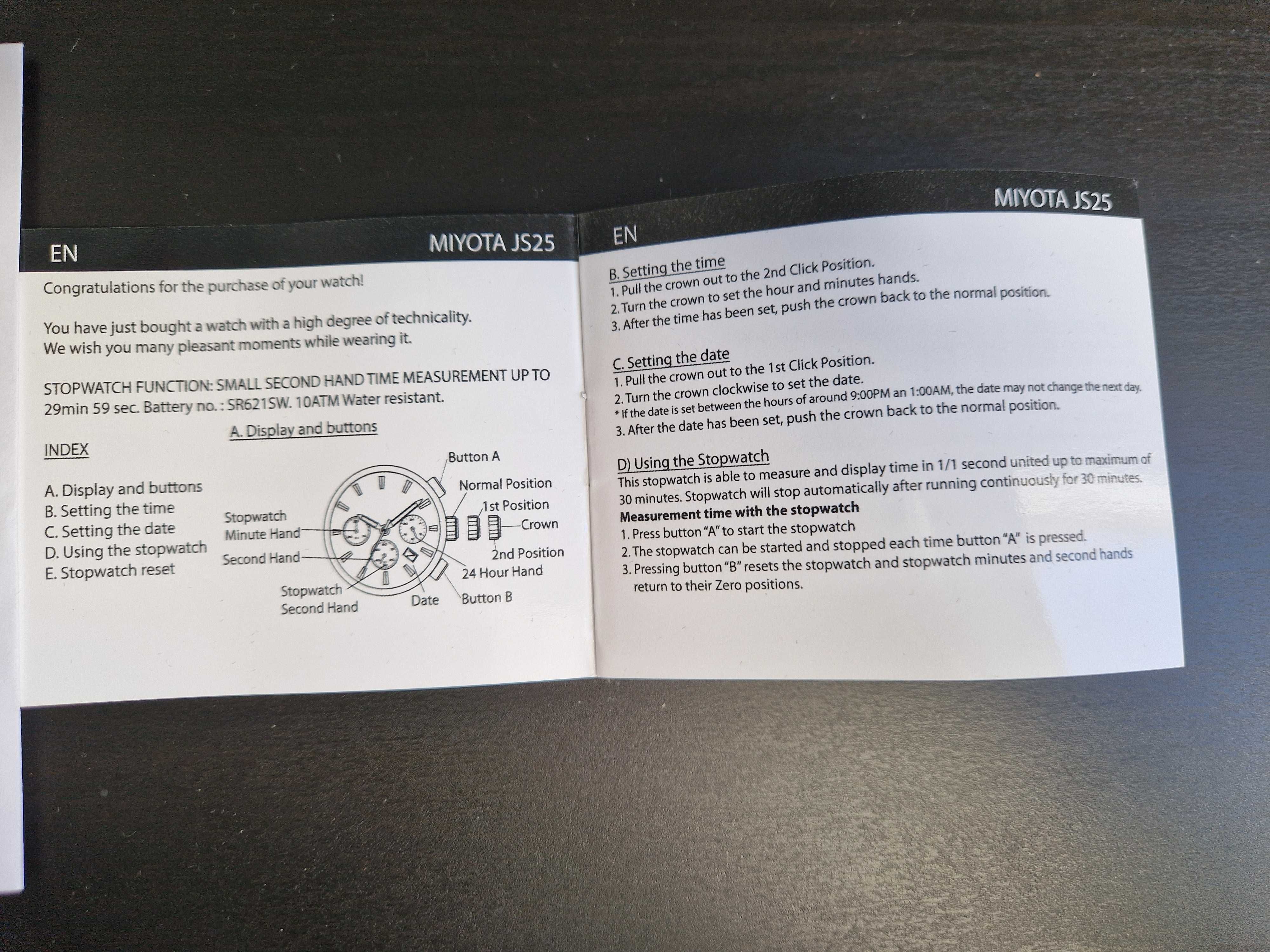 Nowy, nieużywany, srebrny, zegarek Volvo Driver, Citizen MIYOTA JS25.