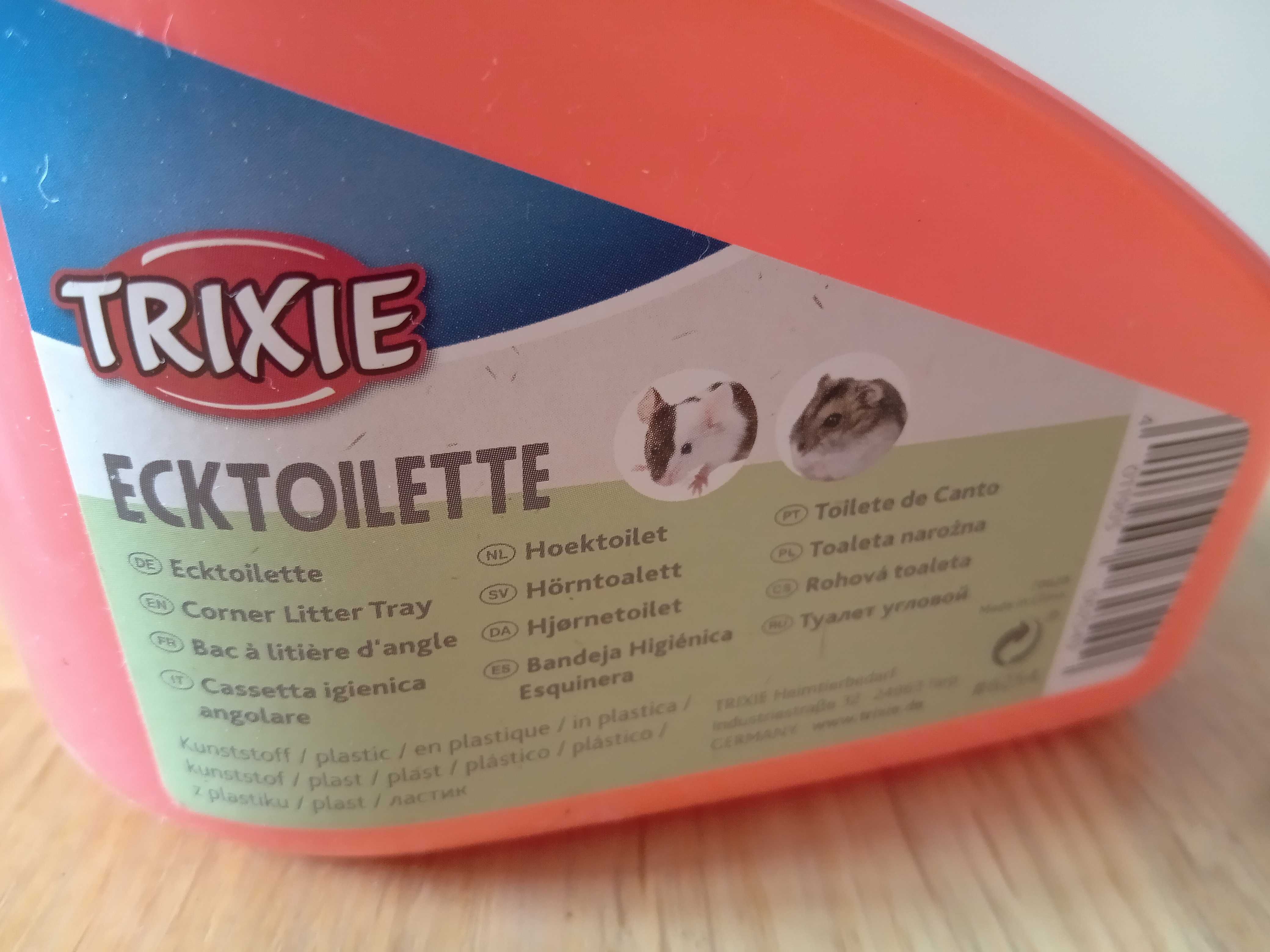 Trixie toaleta narożna kuweta dla małych gryzoni chomika myszy szczura