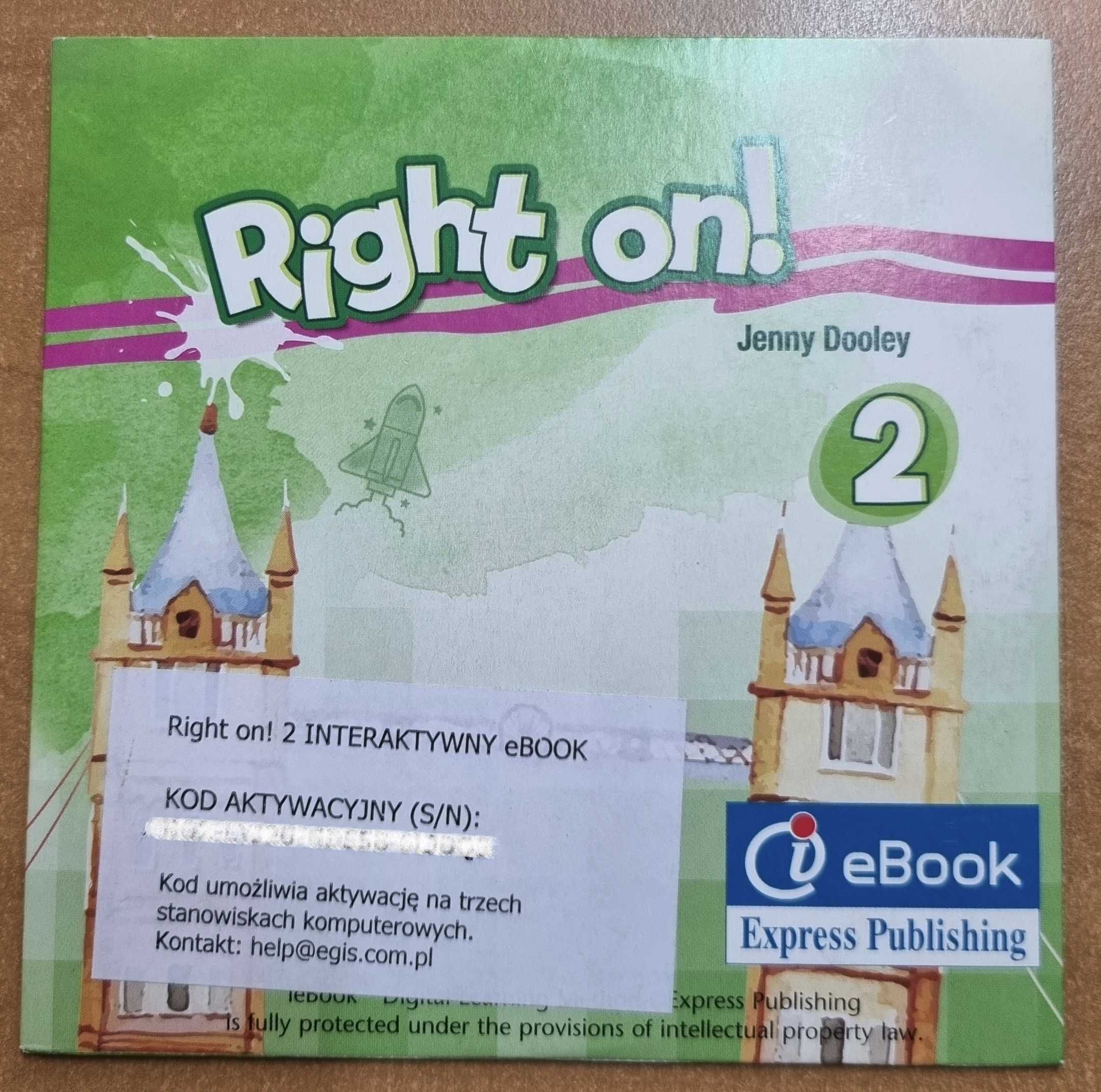 Right On 2 i-ebook czyli podręcznik na płycie NOWE