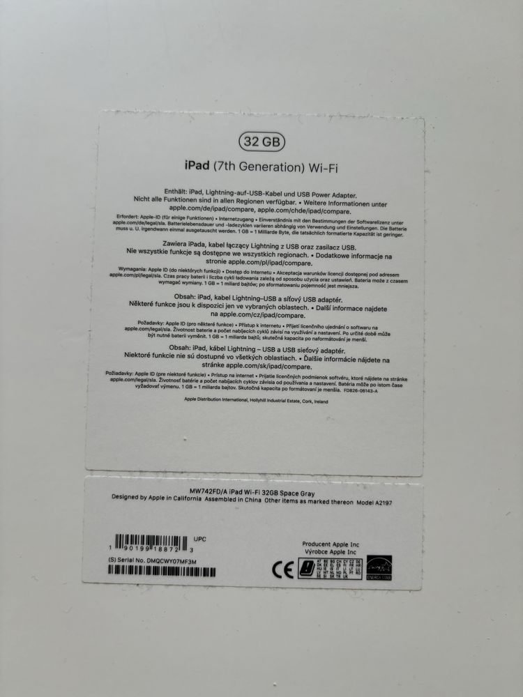 iPad 10.2 7 gen 32GB