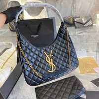 Кожаная сумка шоппер Yves Saint Laurent, шопер YSL