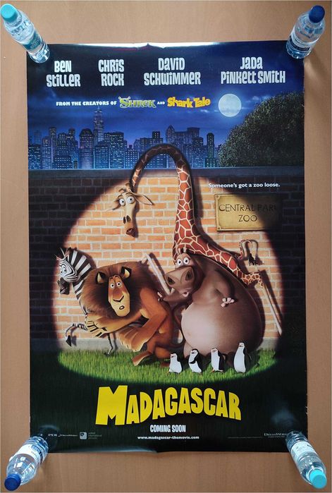 Cartaz/Poster de cinema Madagascar de 2005