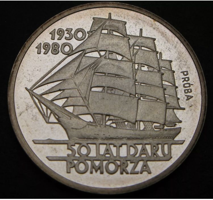 Moneta 100 zł 1980  PRÓBA