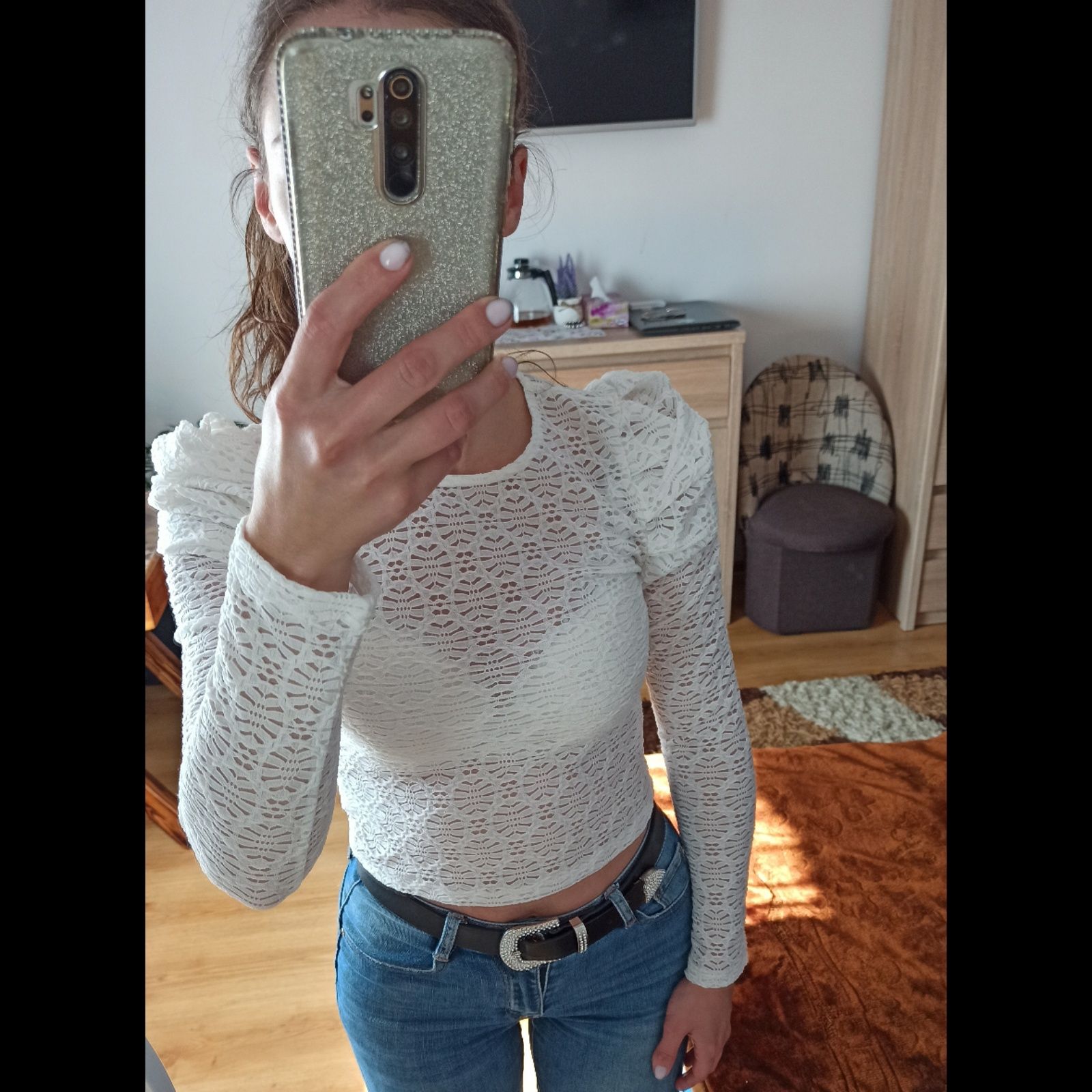 Krótka bluzka - crop top