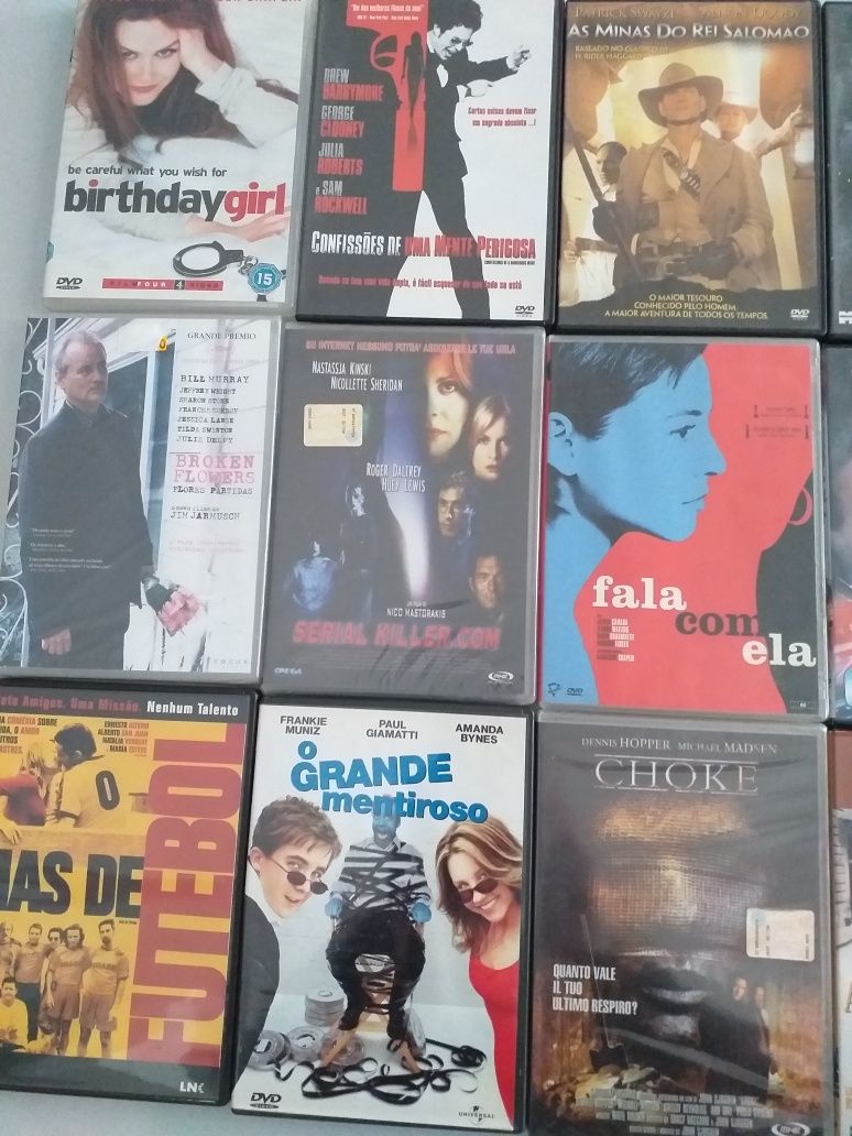DVD'S de filmes de vários estilos