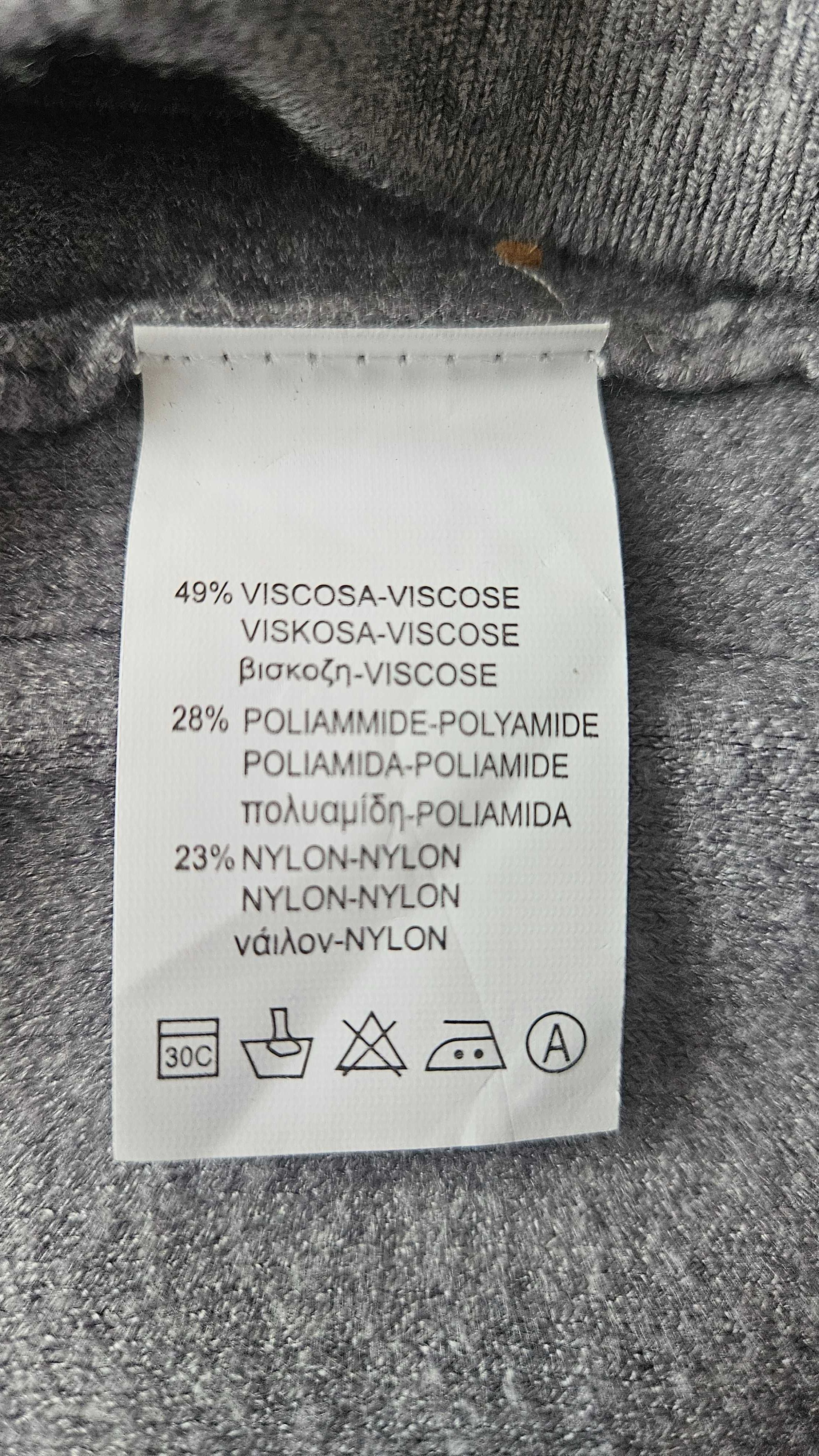 Komplet dzianinowy szary -NOWY z metką