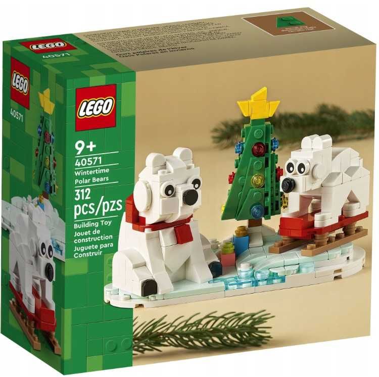 Lego Okolicznościowe 40571 Zimowe Niedźwiedzie Polarne