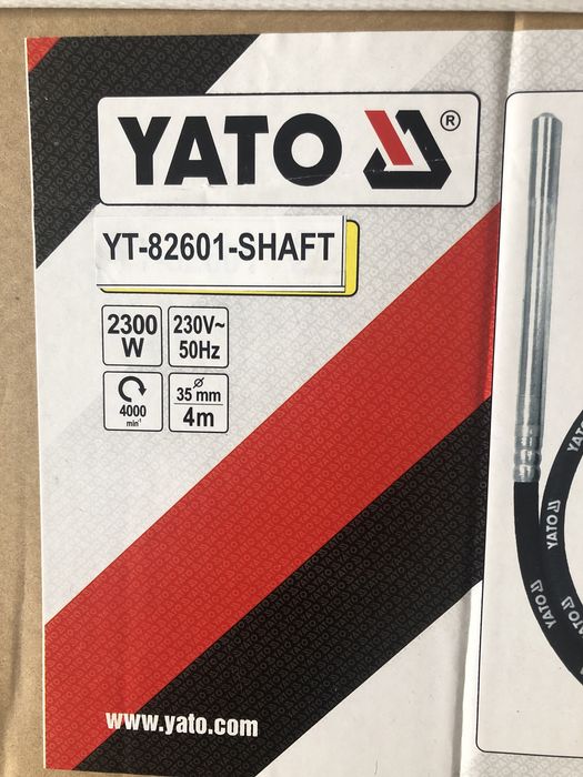 Вібробулава, вал для розміш бетону YT-82600 3м. та YT-82601 4м., 35мм.